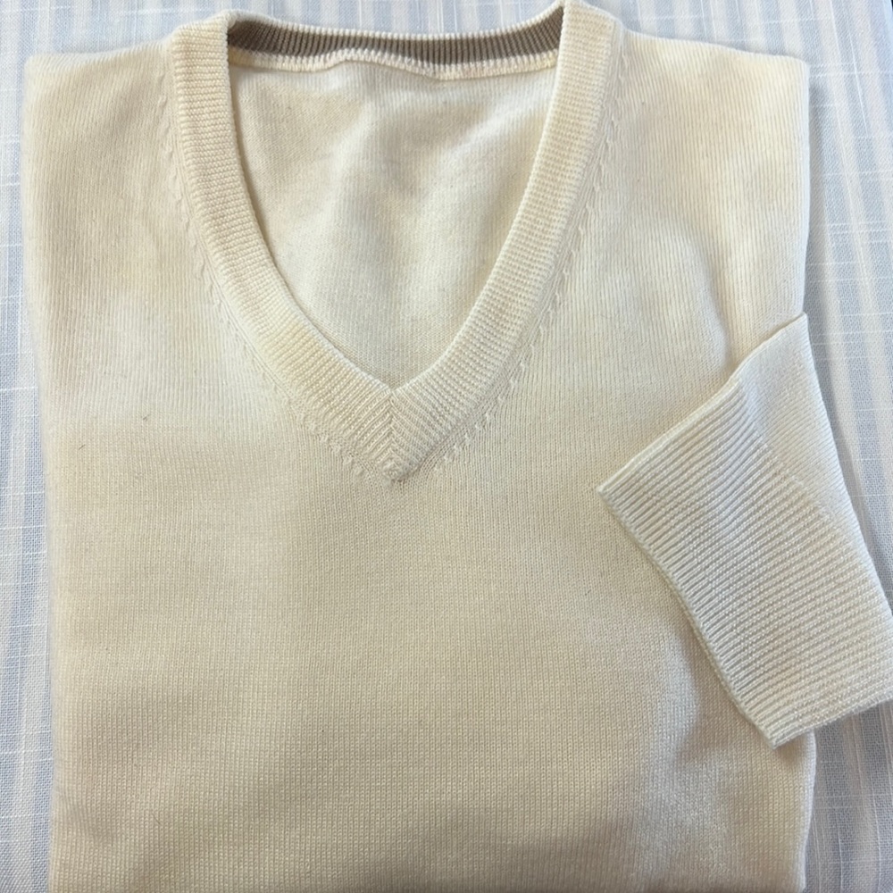 Merino wool long sleeve sweater